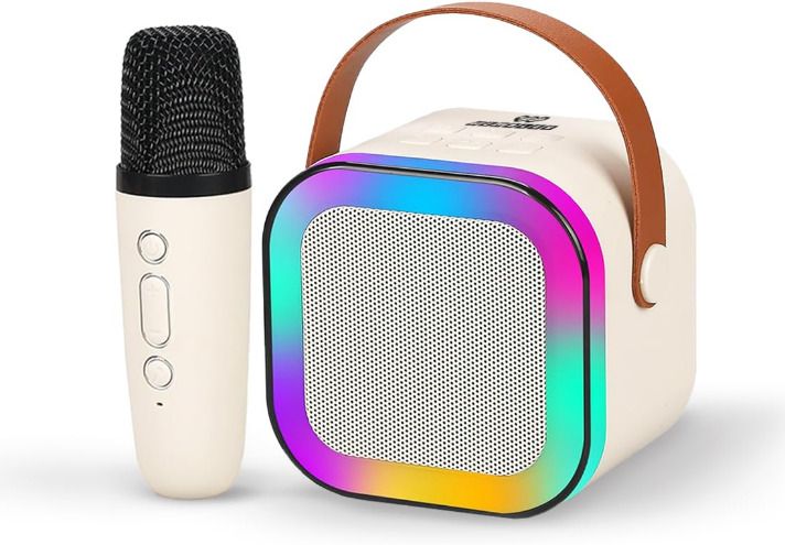 neelkanth toys Karaoke Singing Mic With Speaker,5 voice Changing Mode(any colour) 1 Microphone microphone-picture-23