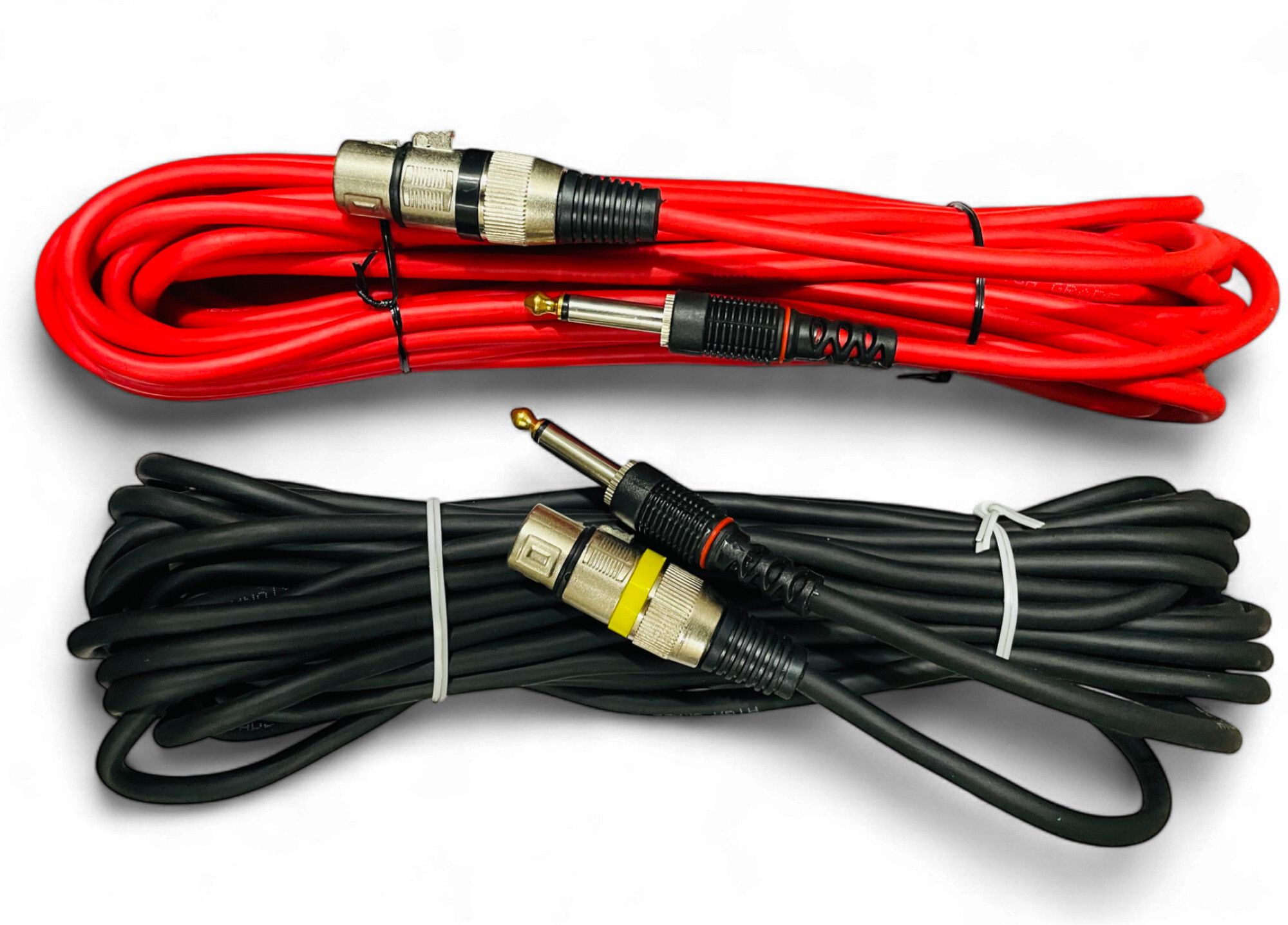 (Pack of 2) 15M XLR Microphone Mic Cable Balanced XLR-6.35mm Lead Metal XLR to P38 MONO PIN Mic Cable 6.35mm Jack Male To XLR 3PIN Female Wire-image-14
