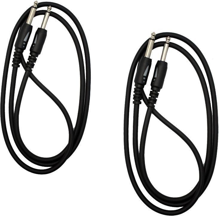 2pcs 6.35mm to 6.35mm Jack Mono to Mono Audio Cable for Mixer, Electric Guitar, Amplifier, Stereo Speaker 1.5meter-image-25