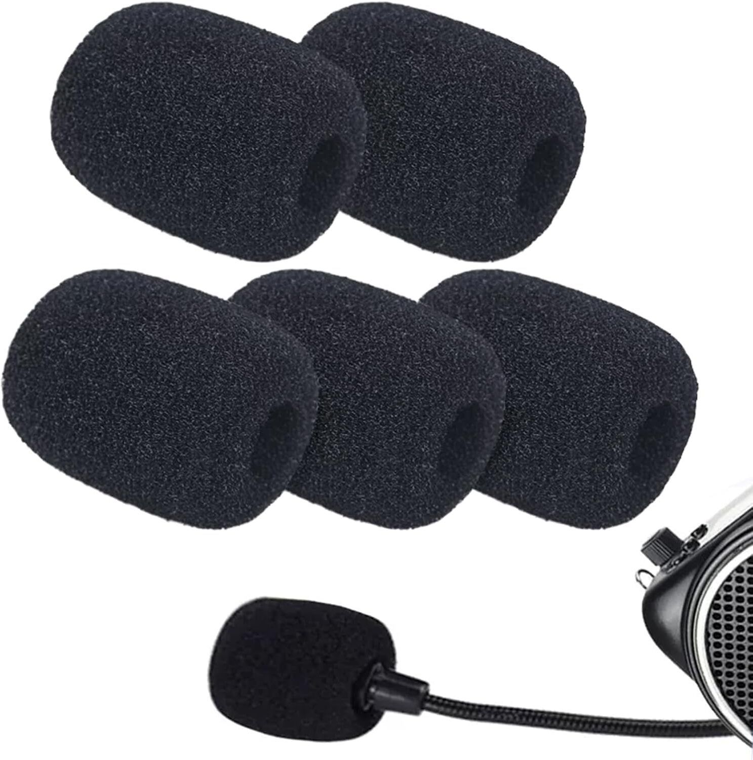Lapel Microphone Windscreen, Mini Size Headset Microphone Foam Cover, Mic Foam Covers for Variety of Headset Microphone-image-48