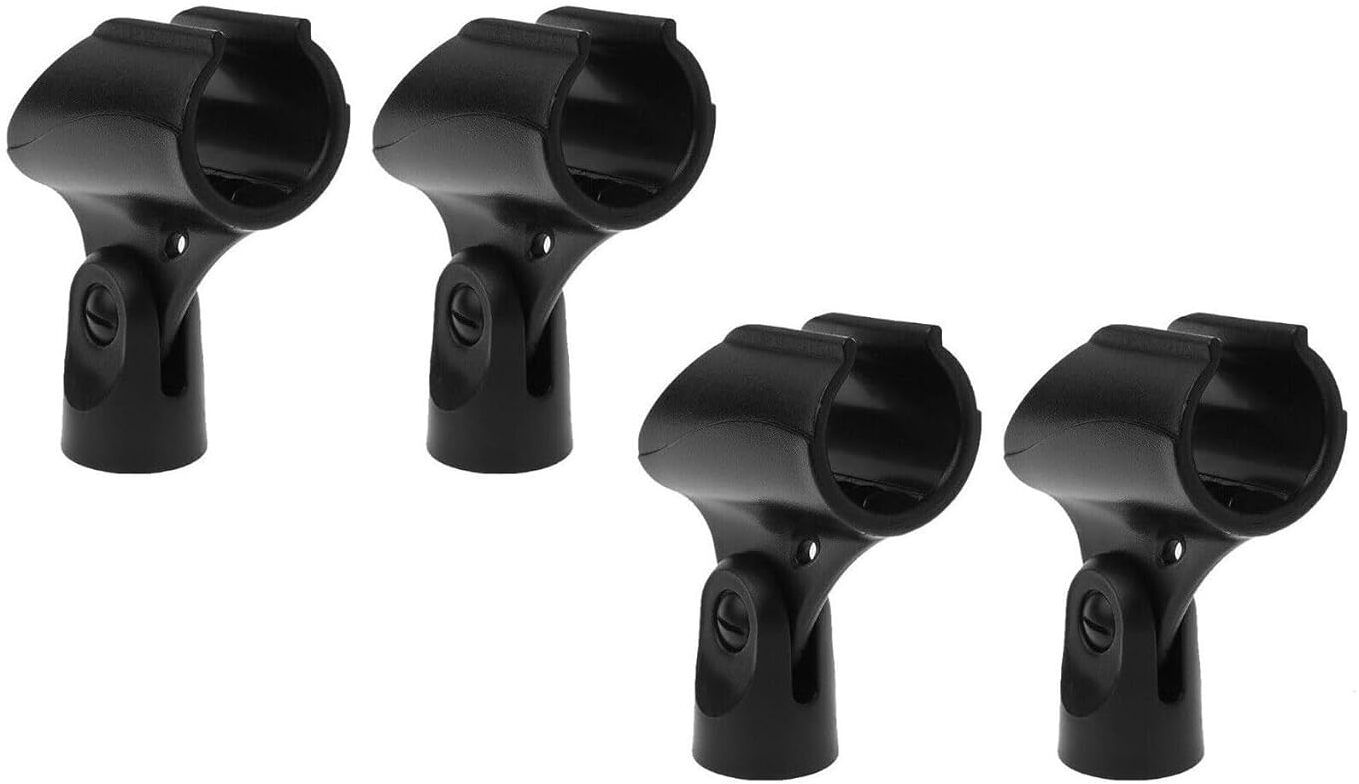 Universal Microphone Clip Adapter Suitable for Wireless Microphones (Pack 4) Mic Accessories-image-18
