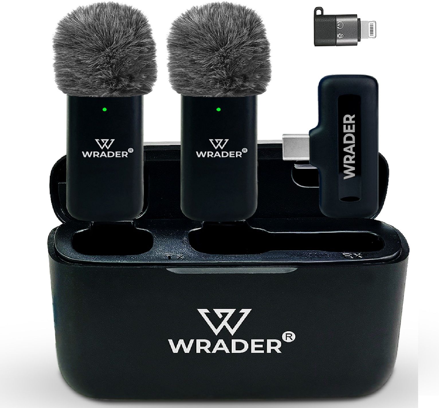 Wireless Mic with Fur Noise Reduction for Interviews Reels Vlogs Video Recording Microphone-image-23