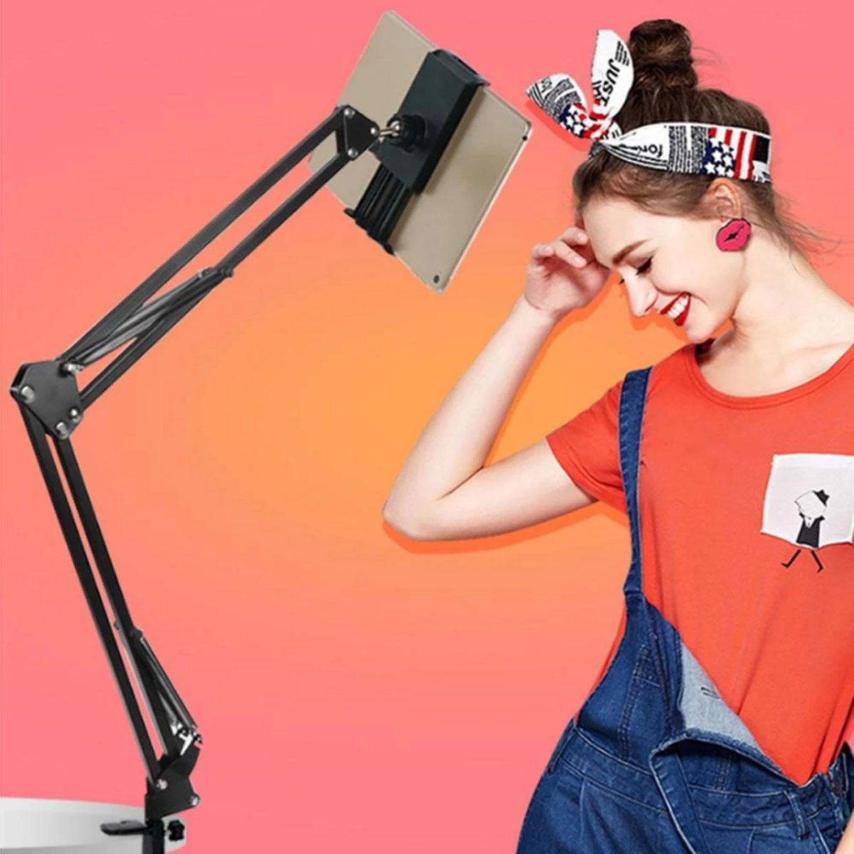 Zohlo New Overhead Tripod Camera Stand CellPhone Stand For Create Cooking Angle Video Tripod, Tripod Ball Head-image-6