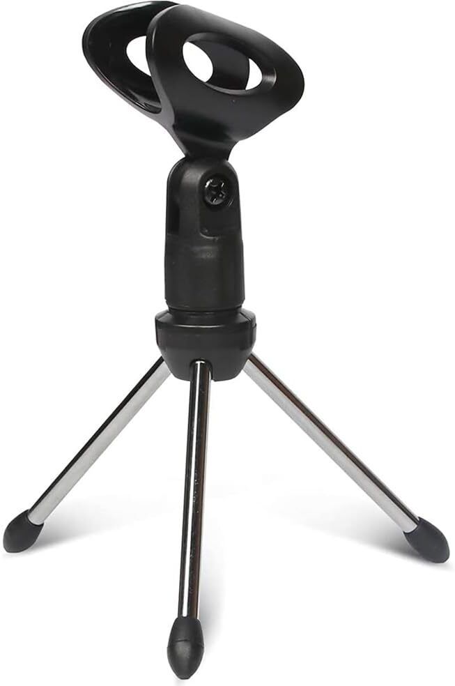 imaginea Desktop Microphone Stand, Foldable Tripod Tabletop Mic Holder for Streaming Microphone Stand-picture-15