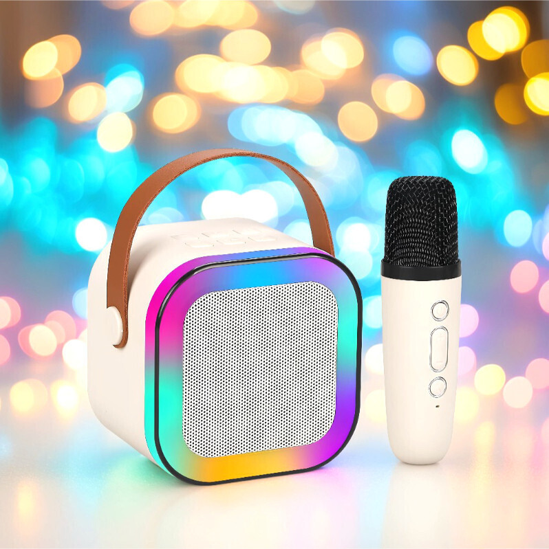 krittoe KA-802 K12_Bluetooth Party Speaker with Wireless mic Laptop/Desktop Speaker image 1