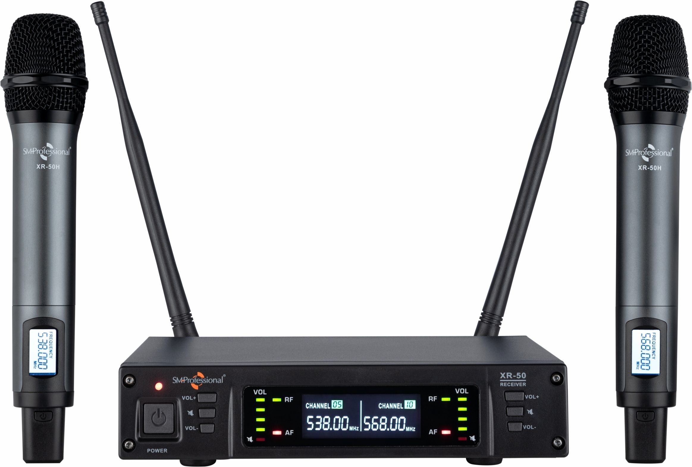 XR-50HH UHF Dual hand mic with superior sound pickup and rugged metal body Microphone-image-21