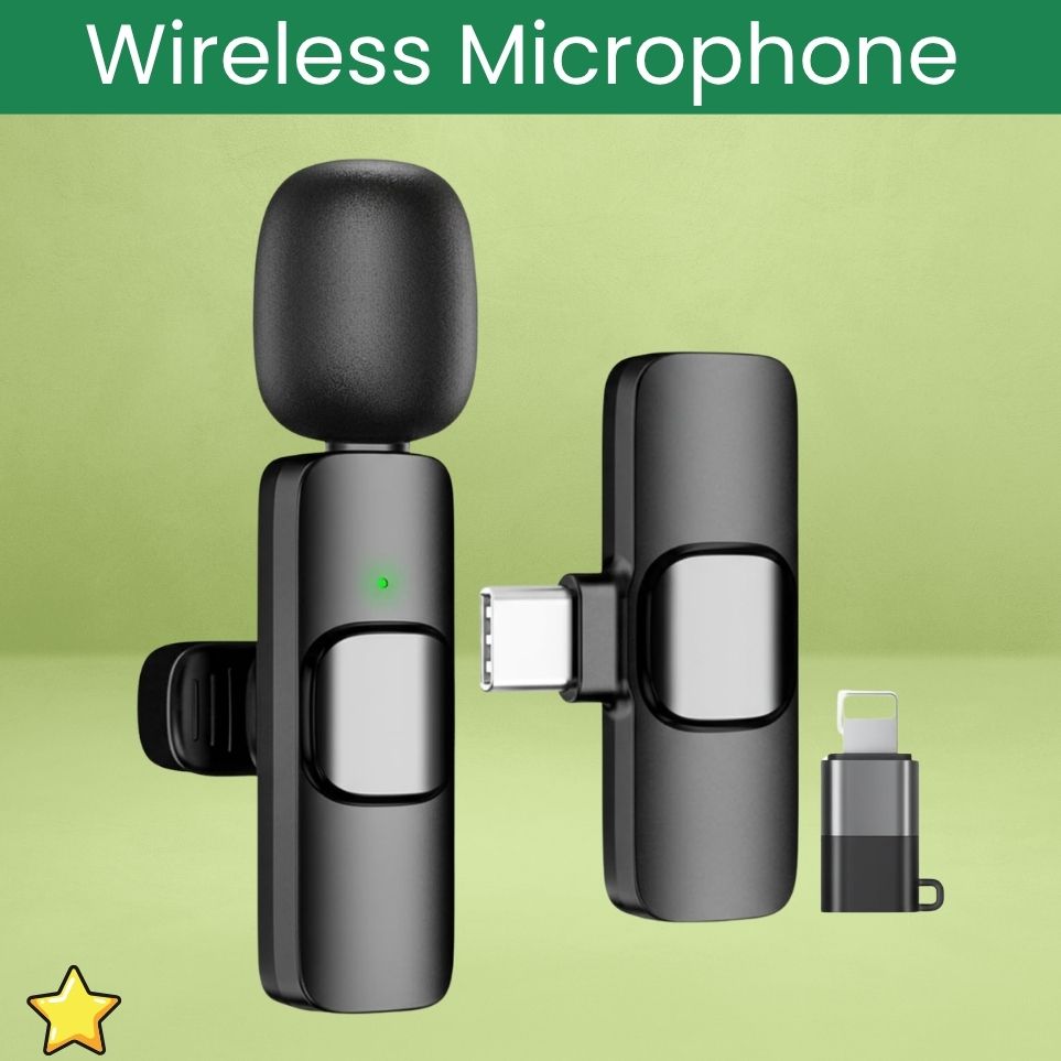 clairbell K8 Wireless Microphone, Lavalier Microphone For Vlogging/YouTube/Recording CH108 Microphone-picture-17