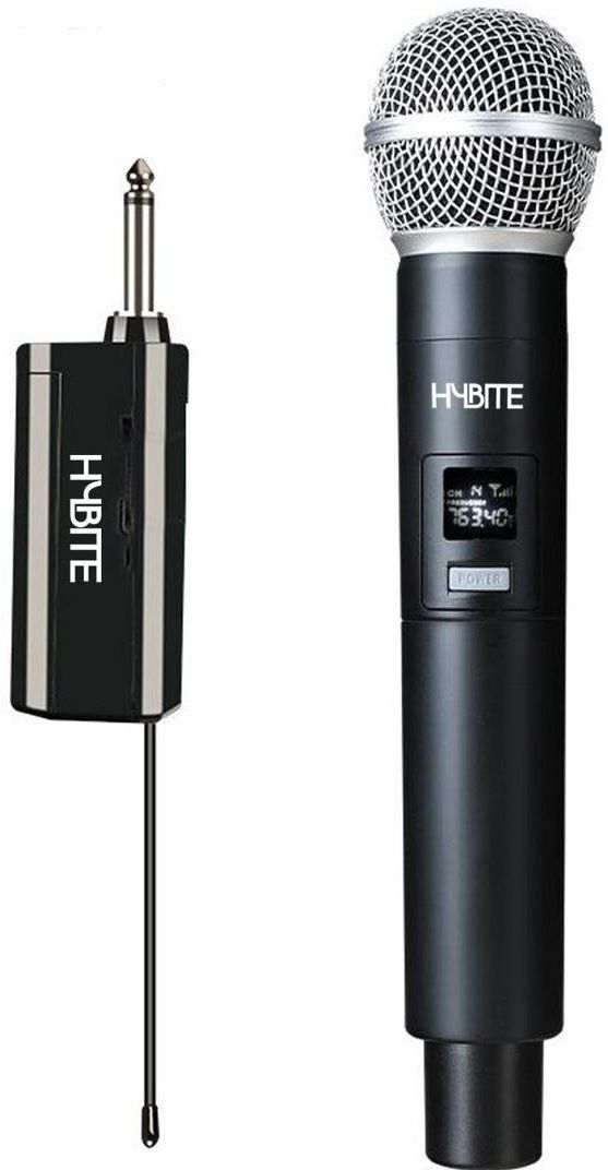 Rechargeable UHF Wireless Mic |30m Range | 6.35mm Jack Receiver for Speaker & DJ Microphone-image-31