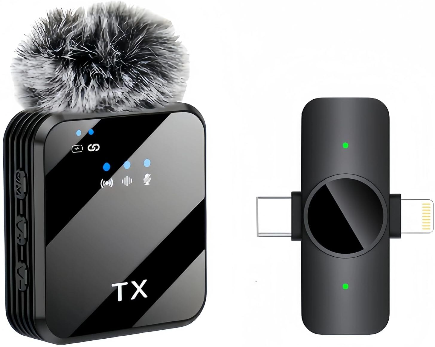 F15 Pro Wireless Collar Microphone Plug & Play for iPhone & Android Microphone-image-43