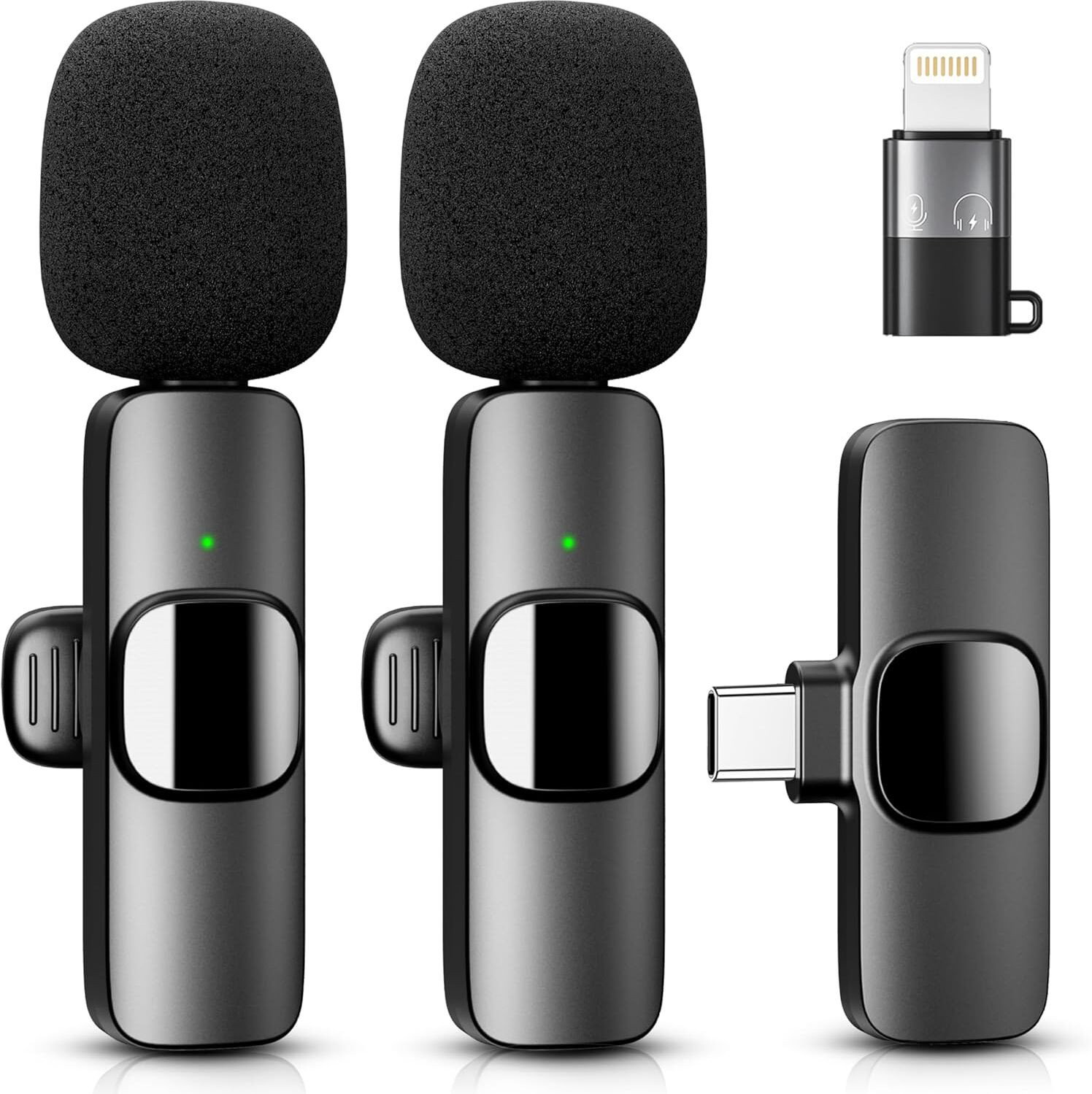 zeplore Dual Wireless for YouTube, Vlogging, Recording for iPhone & Android Microphone image 1