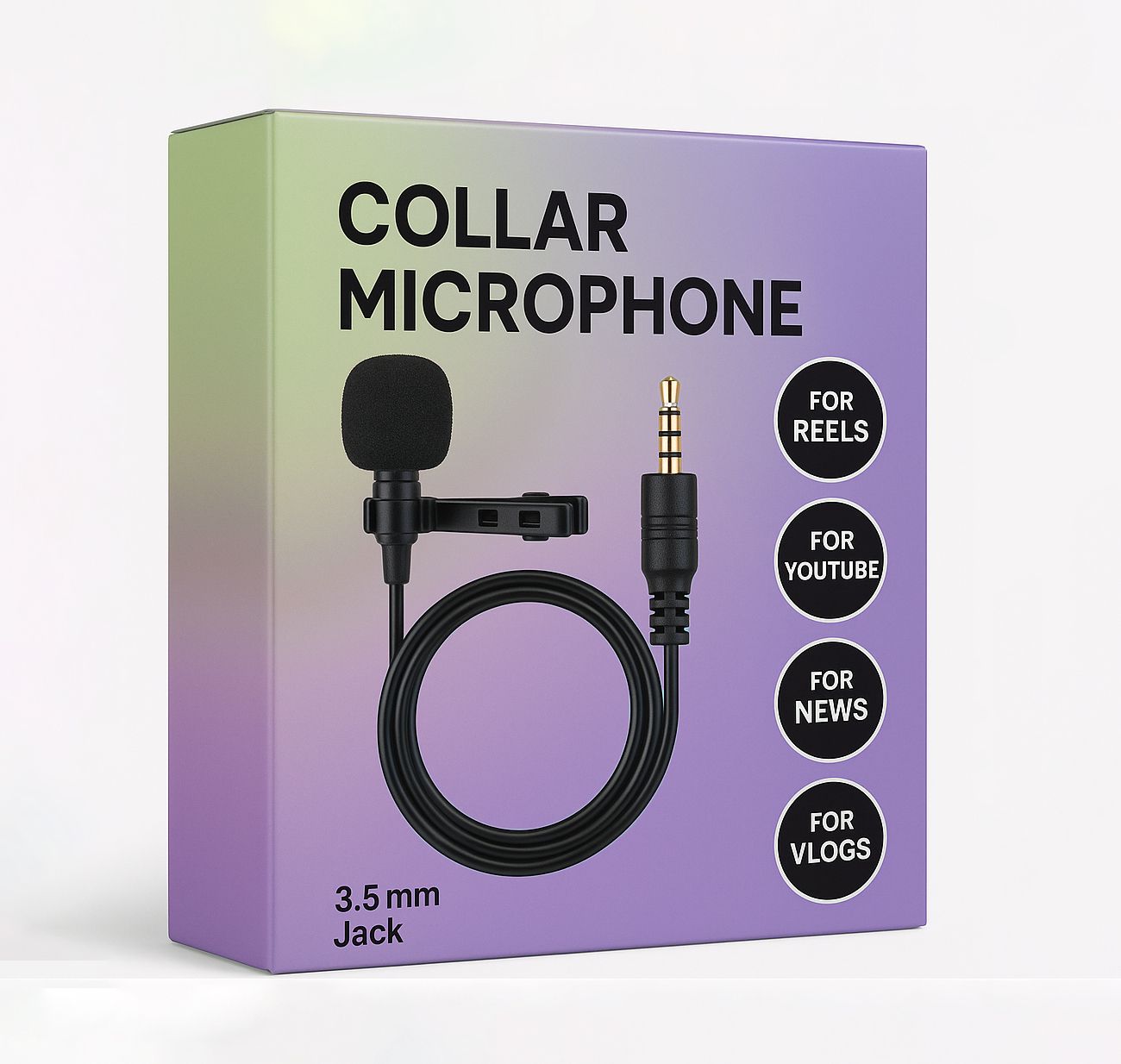 Best Wired Collar Mic for Singing – 3.5mm AUX Studio-Quality Audio Microphone-image-46