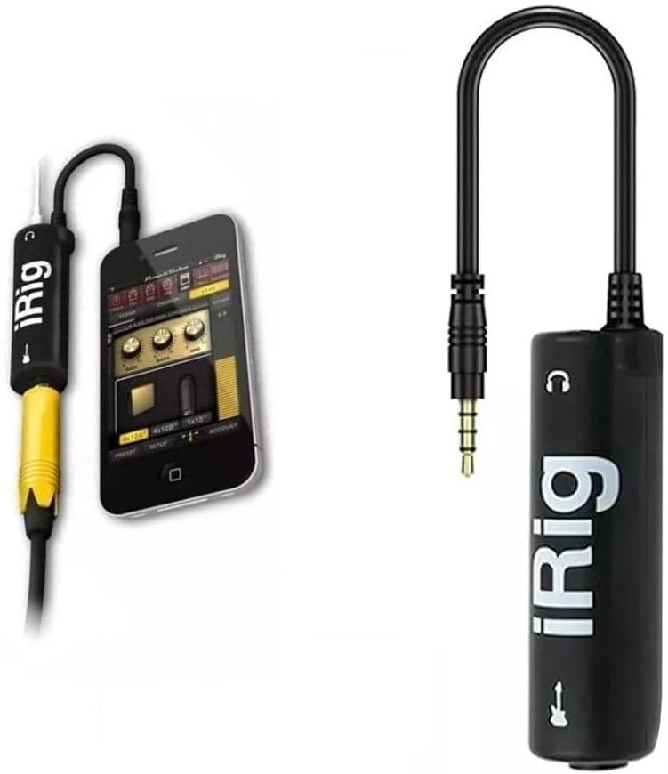 Multimedia Ampli Tube Guitar Interface Adaptor for iOS Devices i-Phone Microphone-image-19