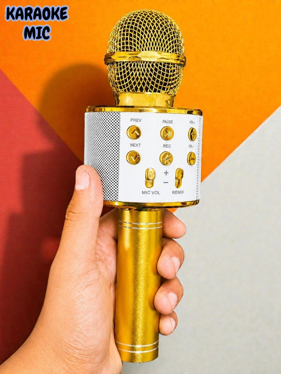 X411 Wireless Karaoke Microphone Bluetooth Speaker Portable Singing Mic Microphone-image-44