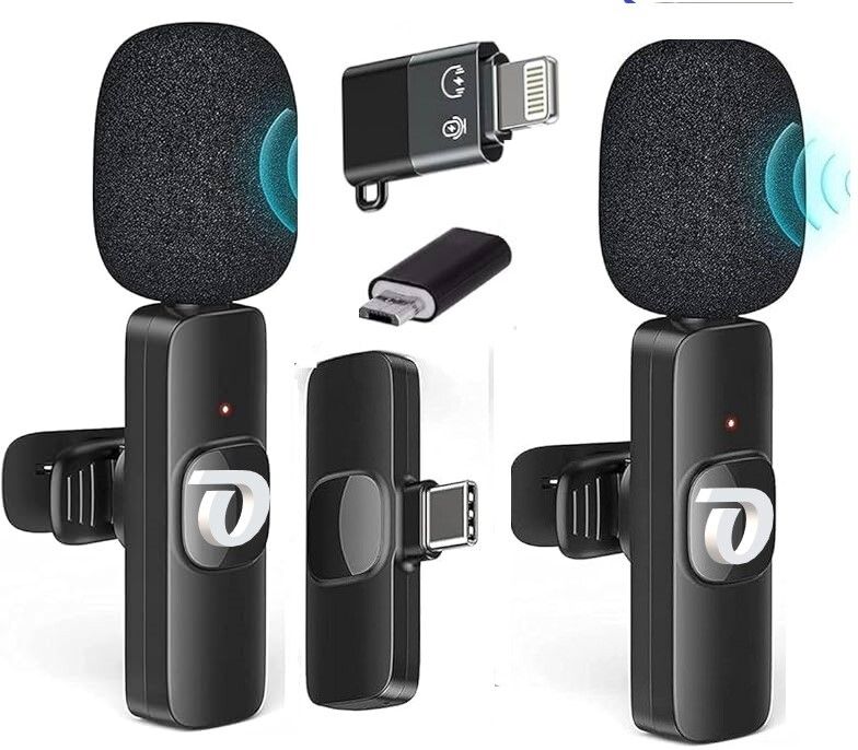 K9 Lavalier M9 Mic for YouTube, Noise Reduction Wireless microphone, Vlogging Microphone-image-17