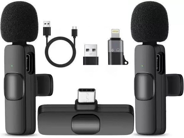 Orvik K9 Wireless Lapel for YouTube, Vlogging, Recording for Android/iPhone/PC Camera Microphone-image-5
