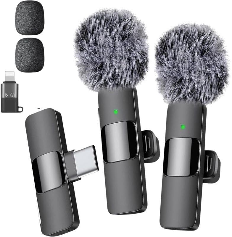 K9 Fern Dual Wireless Lavalier Microphone for Android Microphone-image-1