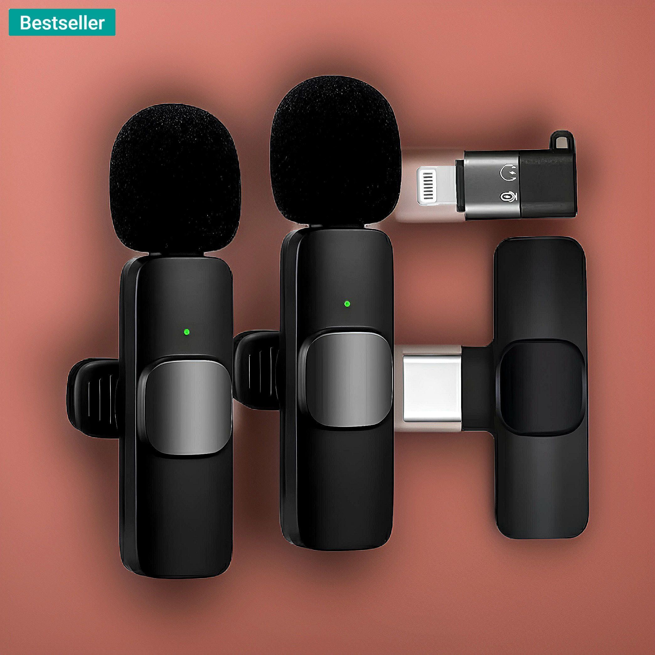 K8 Omnidirectional Lapel Plug and Play Type C Collar Mic Recording Vlog B472 Microphone