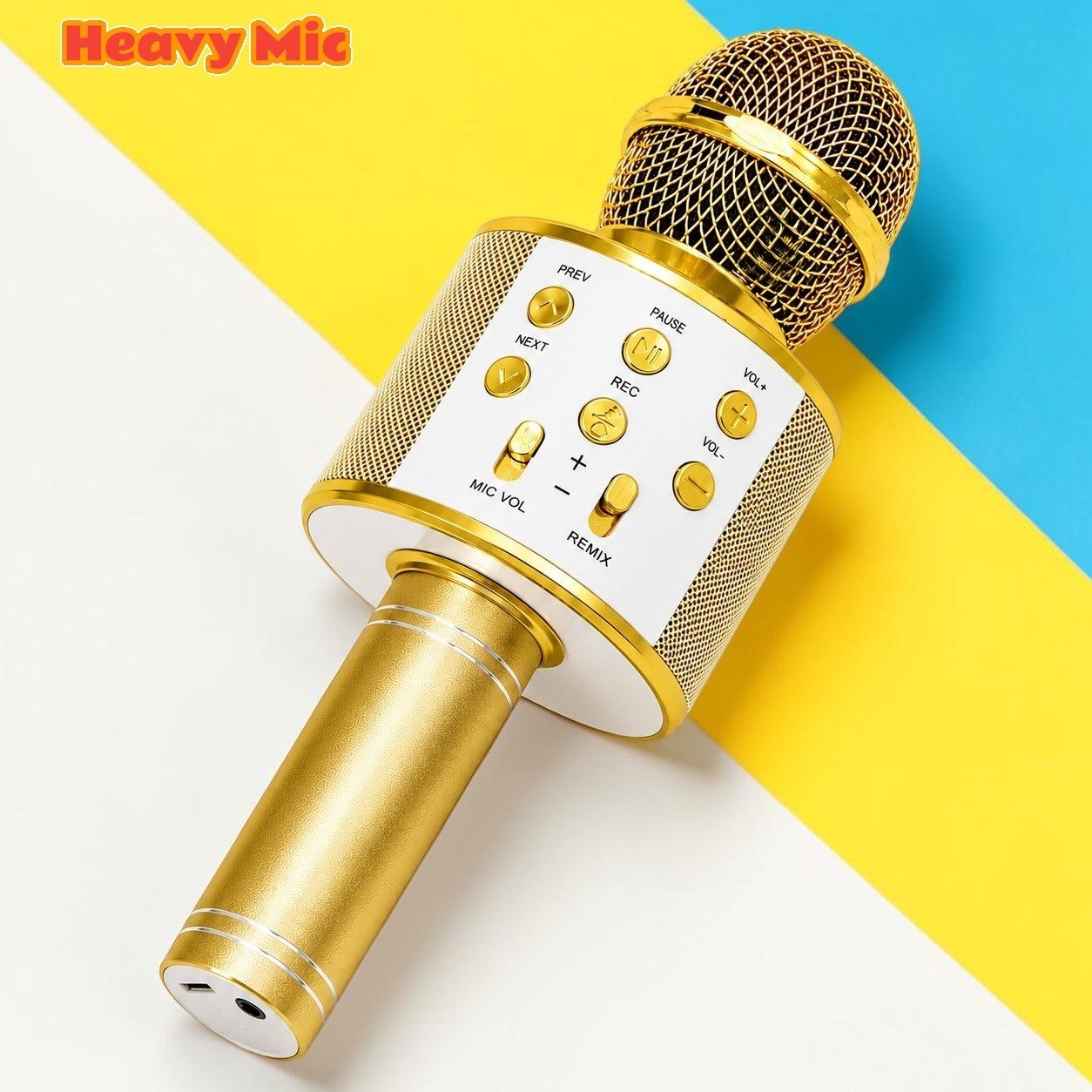 ziddjeet X110 STYBITS Wireless Bluetooth Karaoke Microphone Portable Singing Speaker Microphone-picture-10