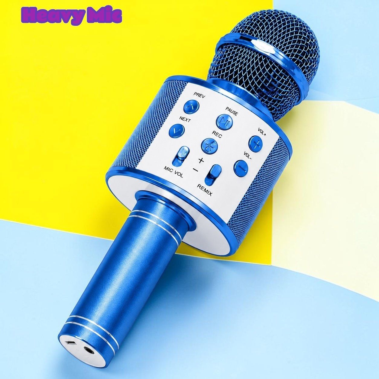 3baan X209 Portable Wireless Karaoke Singing Microphone with Bluetooth Connectivity Microphone-picture-49