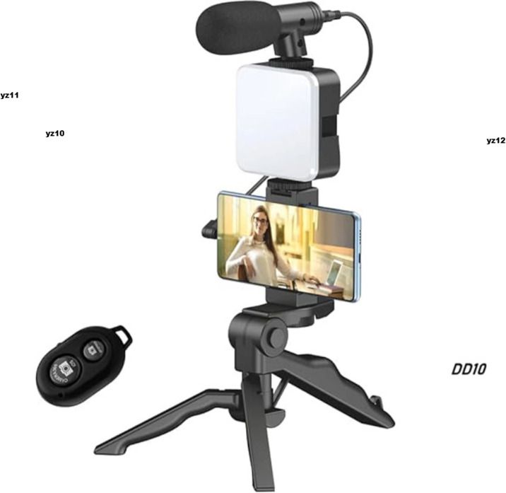 morbee Vlogging Kit for Video Making, Mic, Mini Tripod Stand Microphone DD10 yz 12 Microphone-picture-25