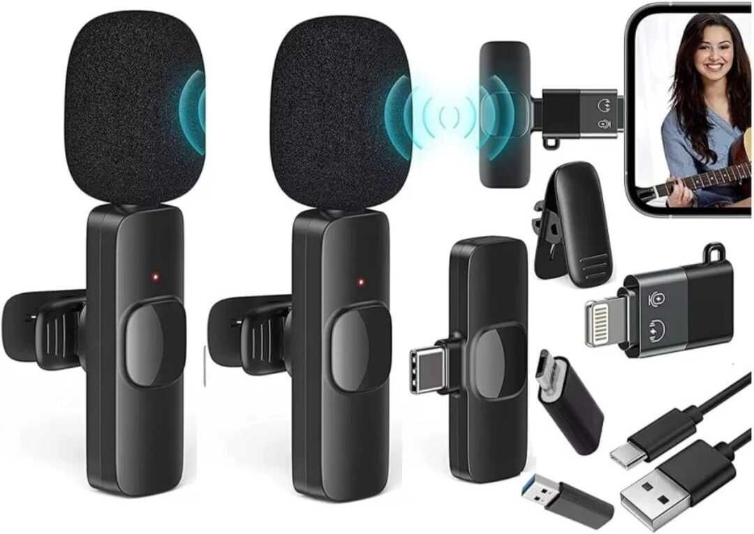 BfsTeckt K9 Wireless Microphone for Type C Mobiles Mic for Youtube Recording Podcast Vlog Camera Microphone-picture-19