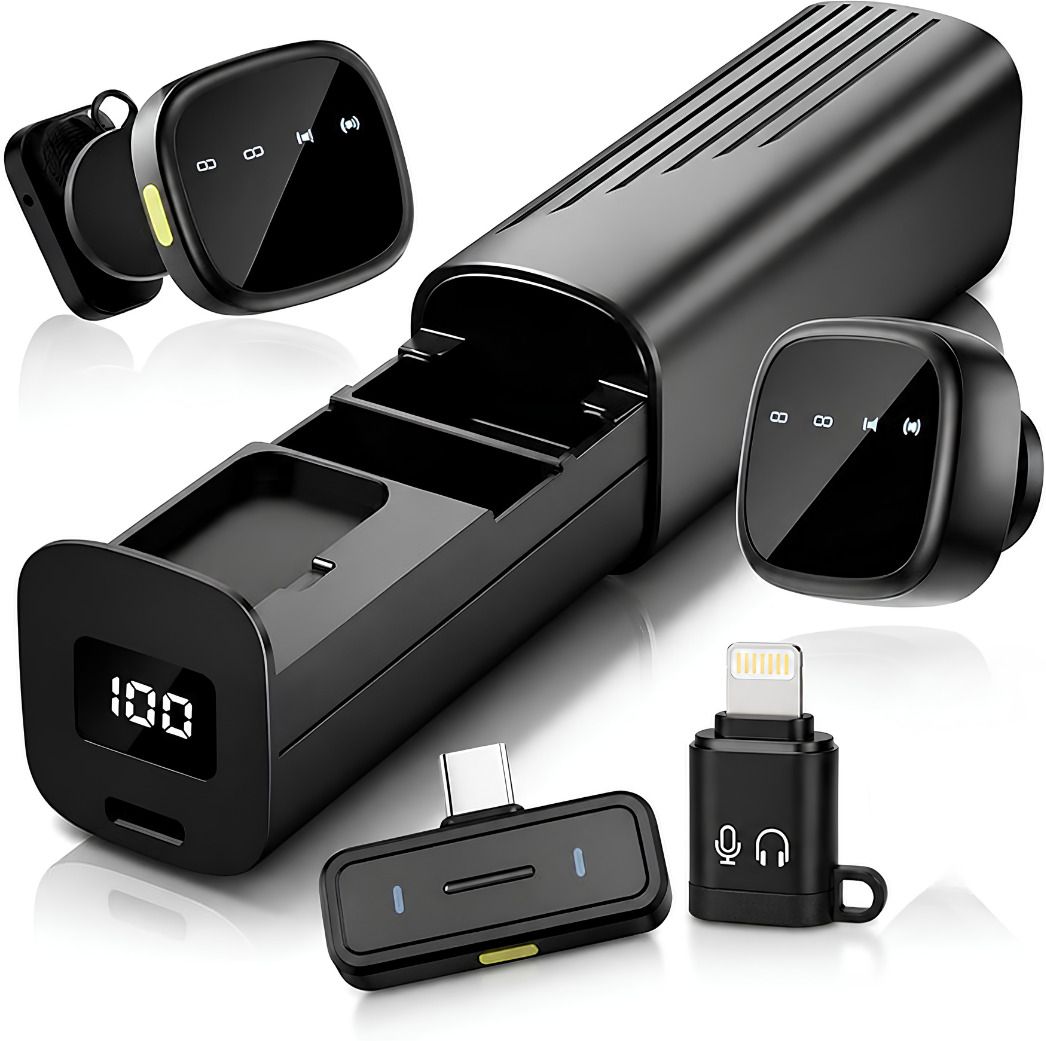 agindustry Wireless Mic for YouTube,Magnetic Mini Mic,Mike Wireless For Vlogging Microphone Microphone-picture-21