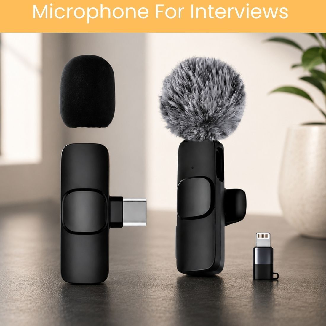 guggu Wireless Mic for YouTube with Fur for Noise Reduction and Recording BB215 Microphone-picture-20