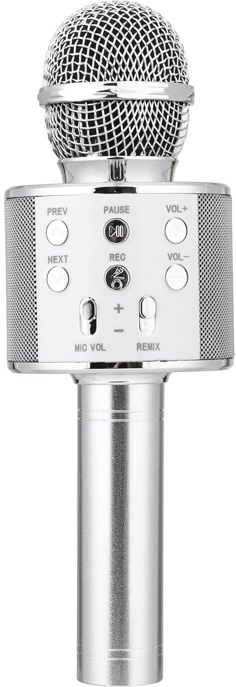 shieldguard 722 Multi-function Wireless Singing Karaoke Microphone & Bluetooth Speaker Microphone image 1