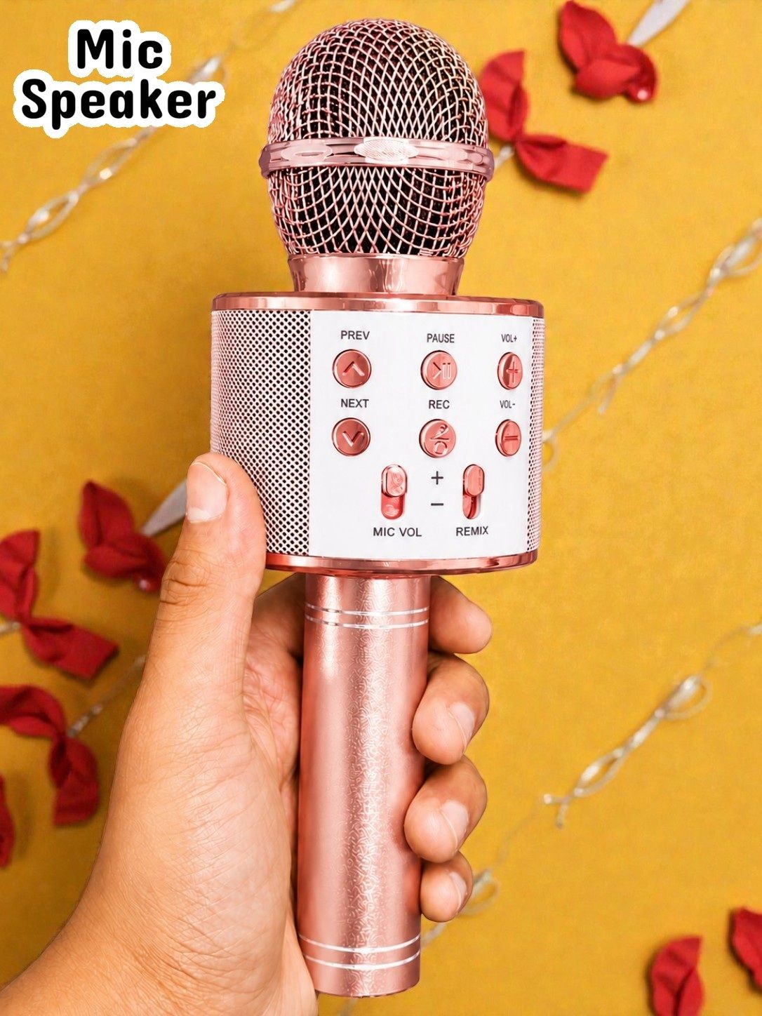 sagaft X122 Bluetooth Karaoke Microphone for Family Fun and Entertainment Microphone-picture-18