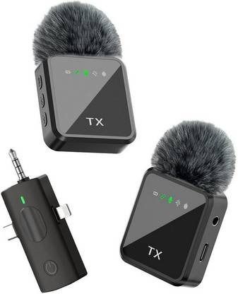 Inner 3-in-1 Universal Wireless Microphone with 10H Battery Life for All Smartphones Camera Microphone-image-41