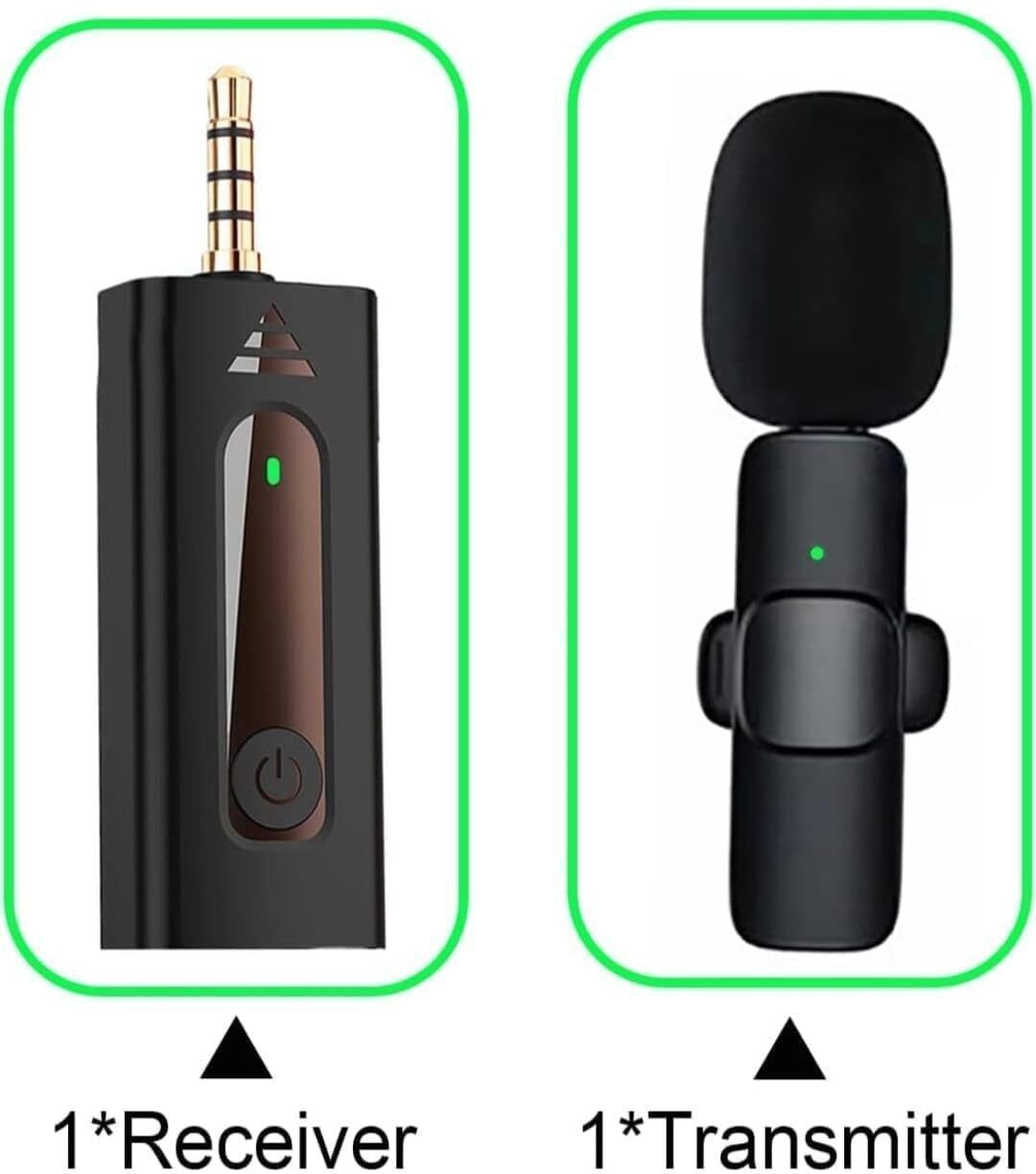 RV Enterprises Mic For Youtube, Mike For Vlogging,Video Maker, Wireless Mic with Charging Case Camera Microphone-picture-30
