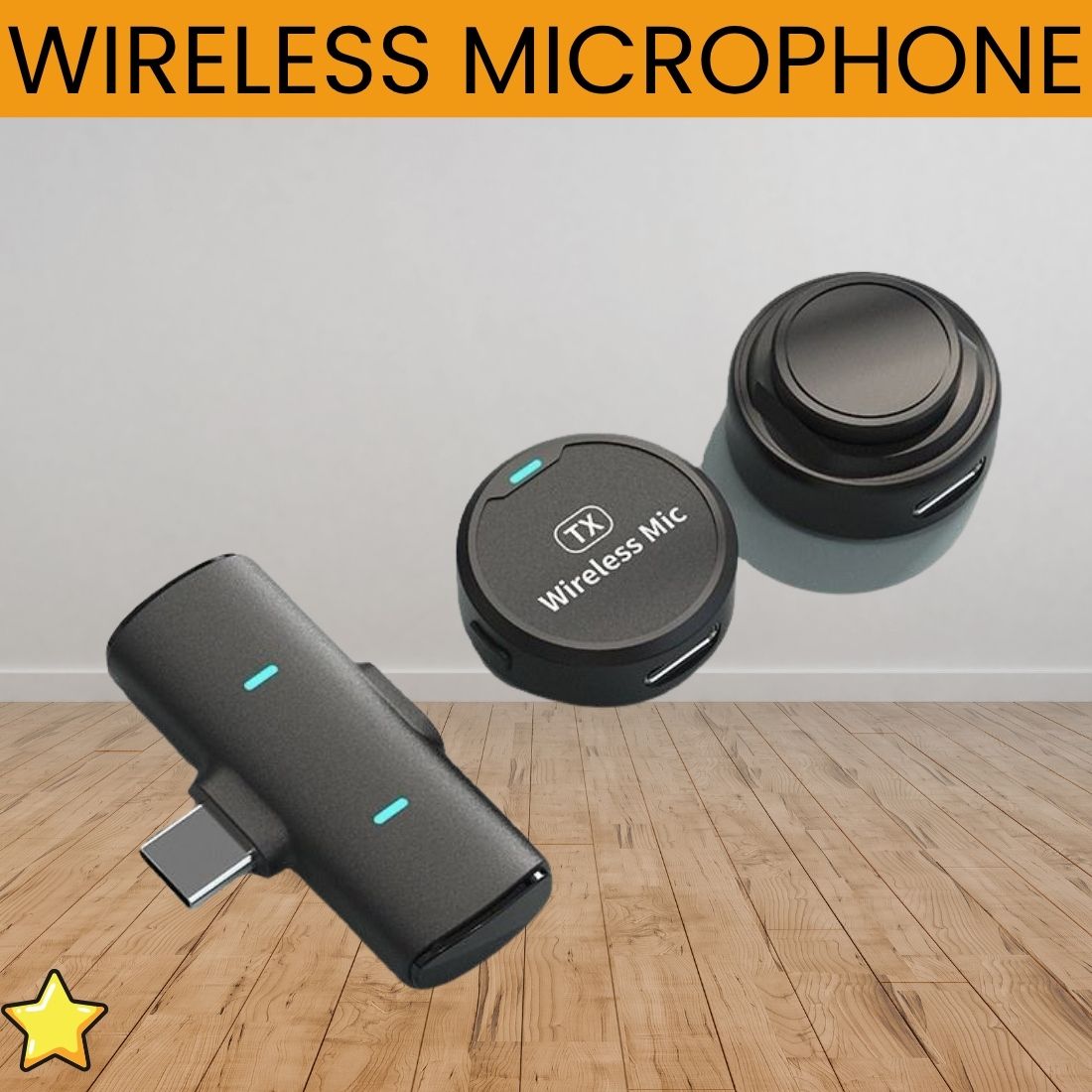 clairbell M1 Wireless Microphone With Magnetic Button Microphone For Youtube/Vlogging B316 Microphone-picture-28