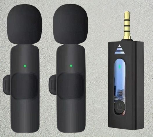 RV Enterprises ® K35 3.5mm Aux Dual Receivers (2 - Mics, 1 Input) Camera Microphone-picture-34