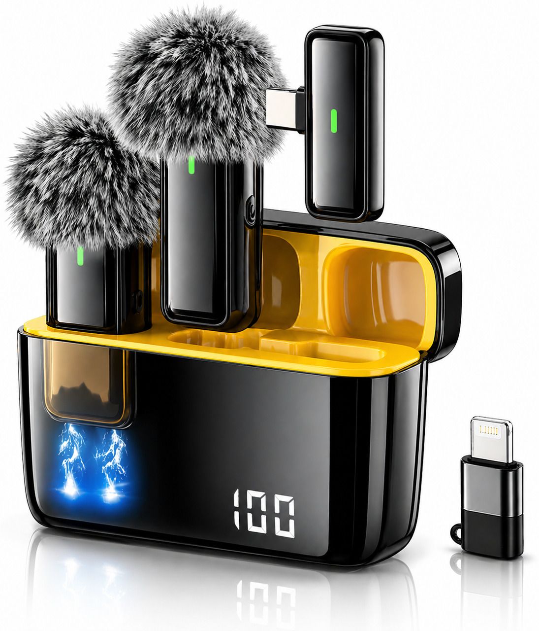 AVTANE Wireless Noise Cancelling Collar Mic for Vlogging, YouTube & Online Learning Camera Microphone-image-24