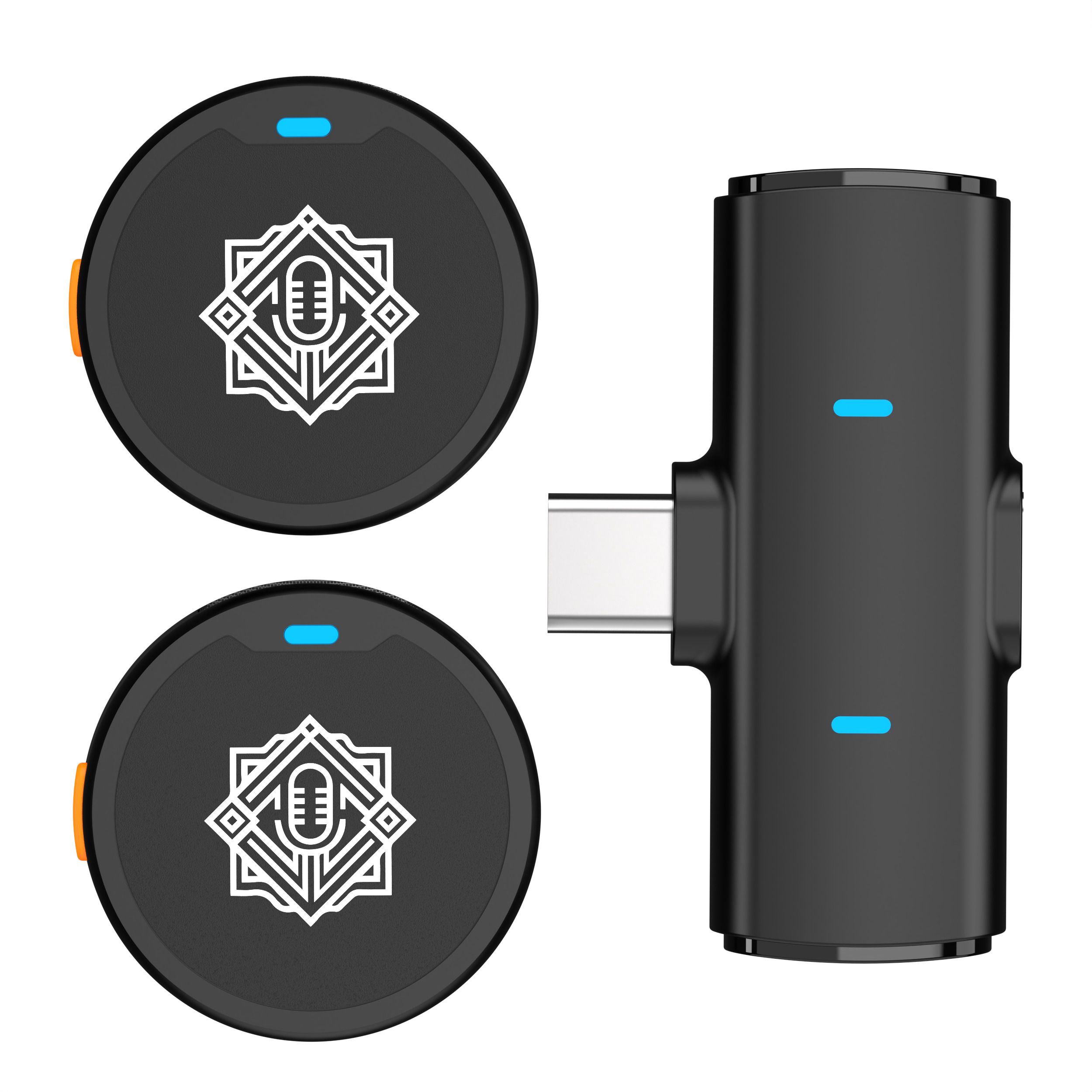 D-460 Lite Dual Lavalier Mic for Vlogging| 8hrs Battery| Type-C| Noise Reduction Microphone-image-14