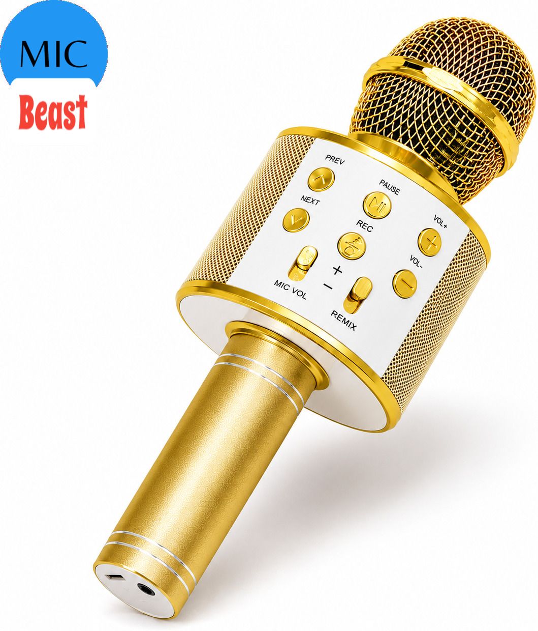 3baan X493 Bluetooth Karaoke Microphone with Echo Effect and HD Sound Quality Microphone-picture-27