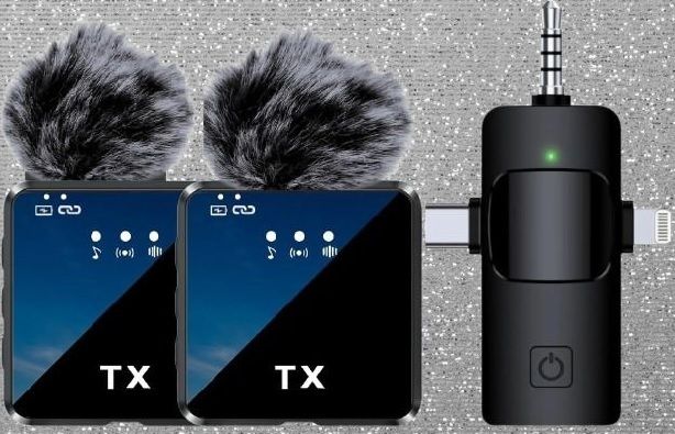 F11-2 Wireless Mic for YouTube - Dual Microphone Microphone-image-37