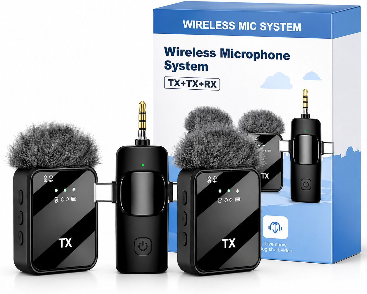 Wireless YouTube Clip Mic with Noise Cancellation for Online Classes Microphone-image-12