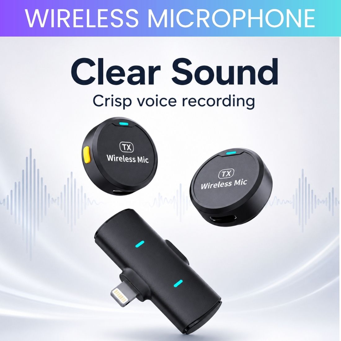M1 Wireless Microphone Button Magnetic Mic For YouTube, Vlogging/InterviewsE59 Microphone-image-27