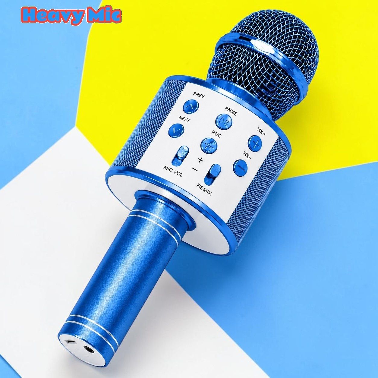 3baan X232 Portable Bluetooth Karaoke Microphone for Kids & Adults with HD Sound Microphone-picture-35
