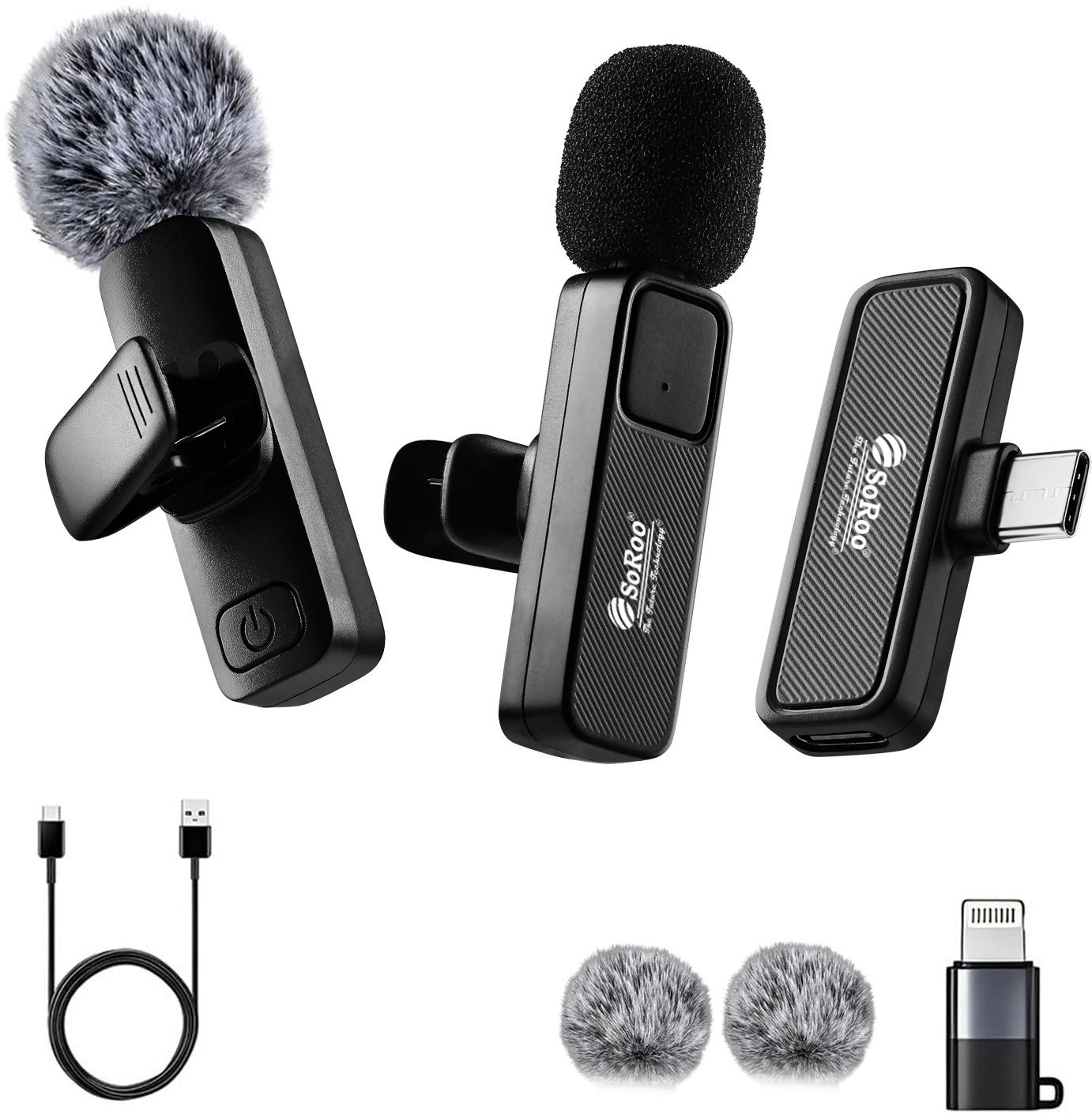 Wireless Mic for Youtube, Vlog & Video Recordings for Android & iPhone Microphone-image-26