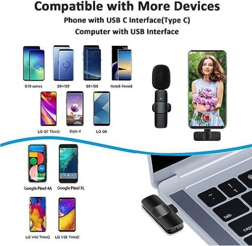 SS Store QIN488_Wireless K8 Collar Mic Android Cell Phone,Tablets & iPhone Supported Camera Microphone-picture-15