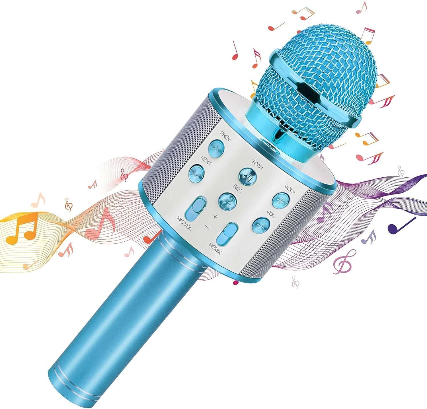 Wireless Karaoke Mic with Speaker | Handheld Bluetooth Karaoke Microphone Microphone-image-19