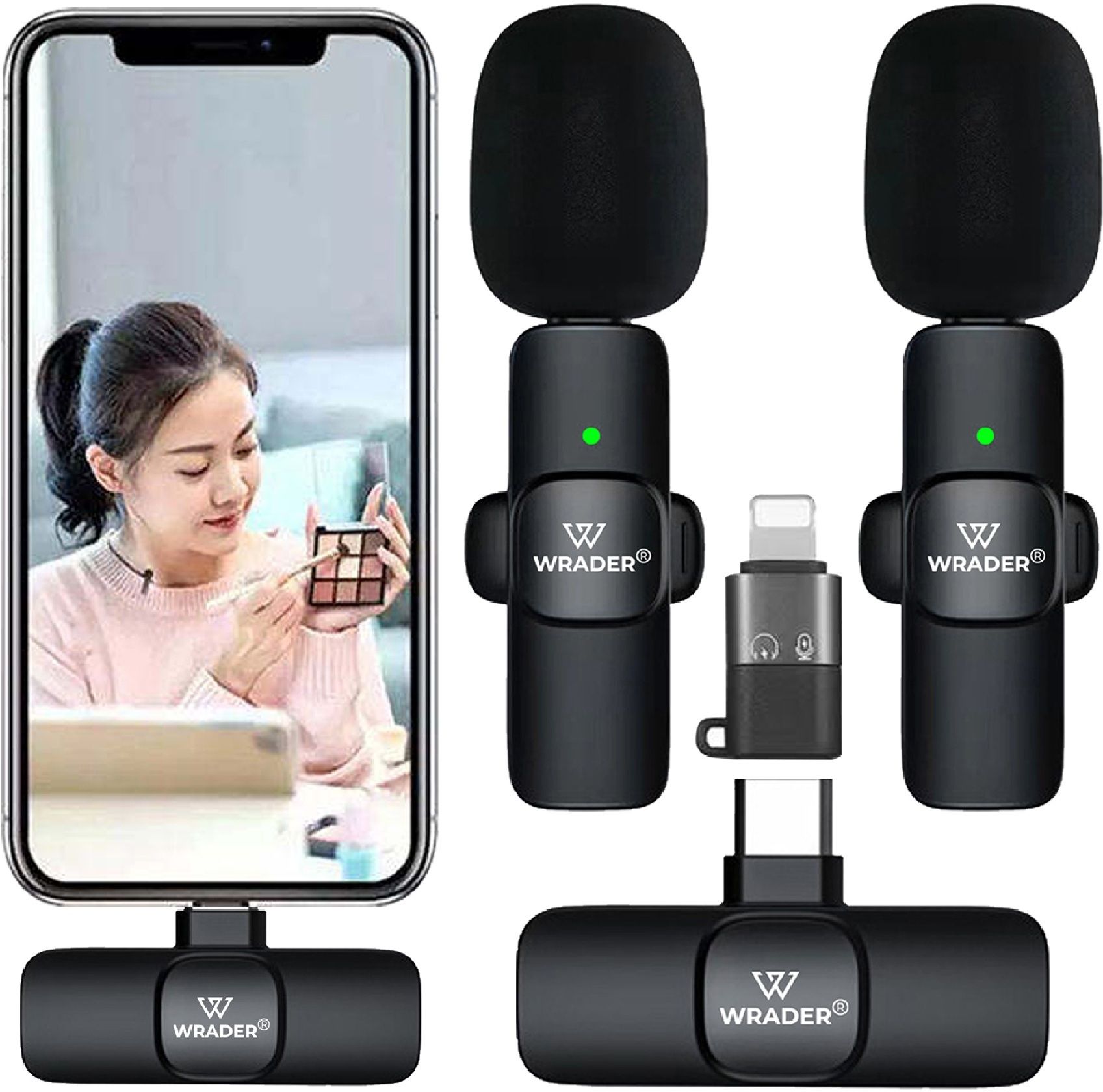 K9 Collar Mic for YouTube Video Vlogs Recording Wireless Mic for Mobiles-image-11