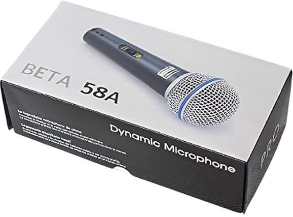 beta MIC 58A DYNAMIC MICROPHONE PROFESSIONAL with wire Microphone Microphone-picture-14
