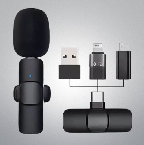 K8_vp_m5 Wireless Collar Mic iPhone/ipad & Type C Supported Microphone Microphone-image-23