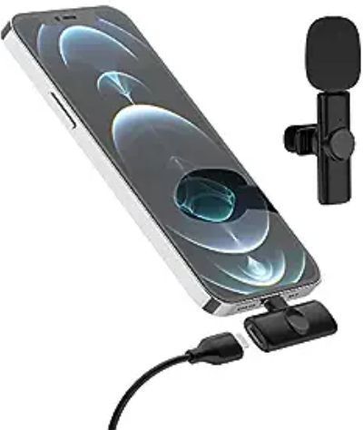 SS Store JNLA_176K8 Wireless Collar Mic Smartphones Mic Wireless Microphone(black) Camera Microphone-image-38