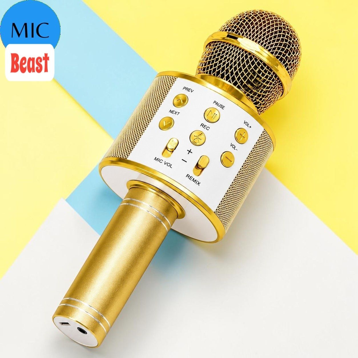 ziddjeet X372 Portable Karaoke Mic with Built in Speaker for Kids and Adults Microphone-picture-45