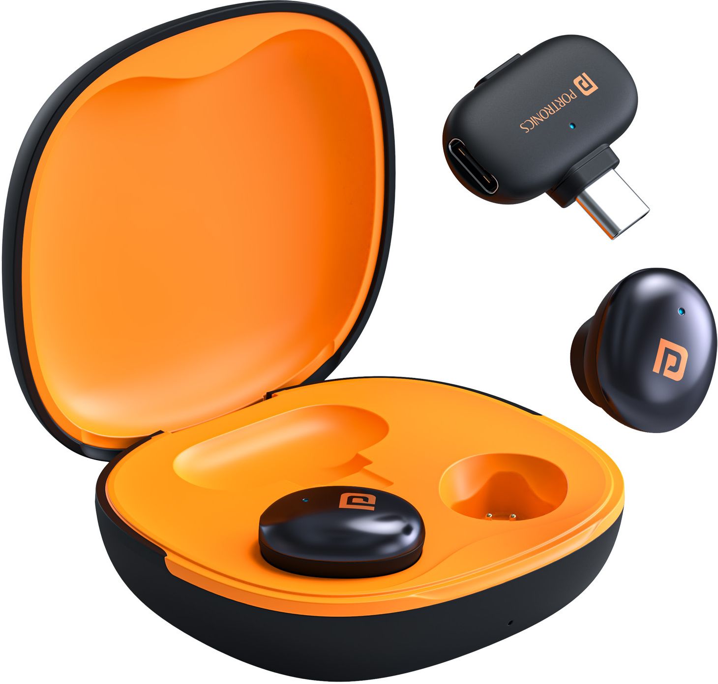 portronics Vlogmate Neo Ai Powered Wireless Dual Microphone,Noise Reduction,Tiny Lapel Mic Microphone-picture-16