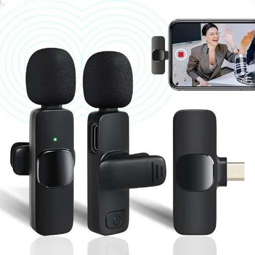 clairbell MIC83-IE148-K8 Collar Interview Live Streaming YouTube Compatible Microphone Microphone image 1